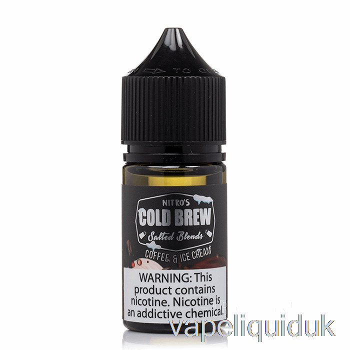 Coffee and Ice Cream - Nitros Cold Brew Salts - 30mL 25mg Vape Juice